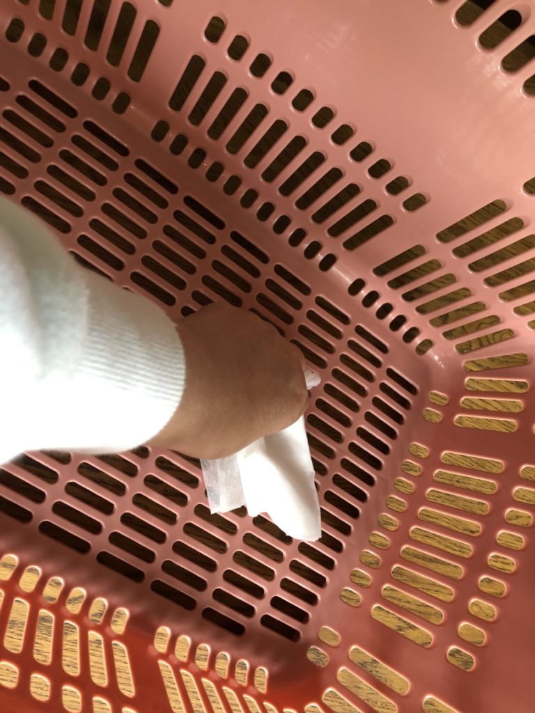 マイバスケット除菌